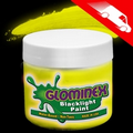 Glominex Blacklight Paint 8 Oz. Jar Yellow